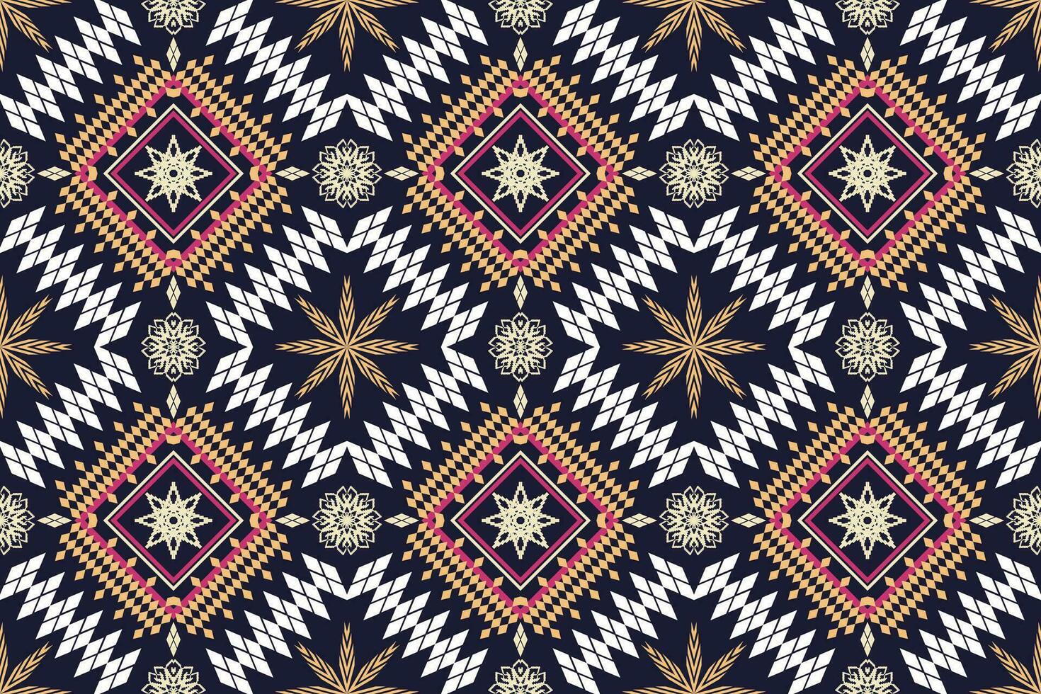 geometriska etniska orientaliska traditionell konst pattern.figure tribal broderi style.design för bakgrund, tapeter, kläder, inslagning, tyg, element,, vektorillustration. vektor