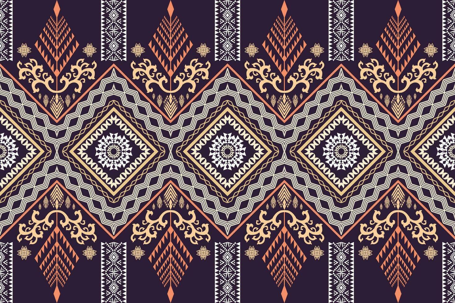 geometriska etniska orientaliska traditionell konst pattern.figure tribal broderi style.design för bakgrund, tapeter, kläder, inslagning, tyg, element,, vektorillustration. vektor