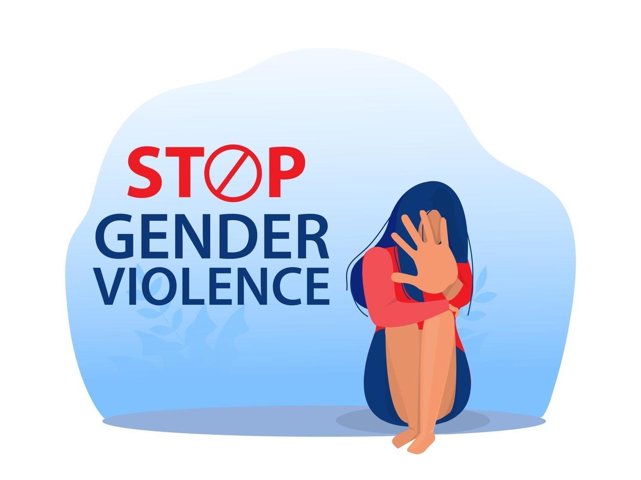 stoppa våld mot kvinnor, internationella kvinnodagen vektor