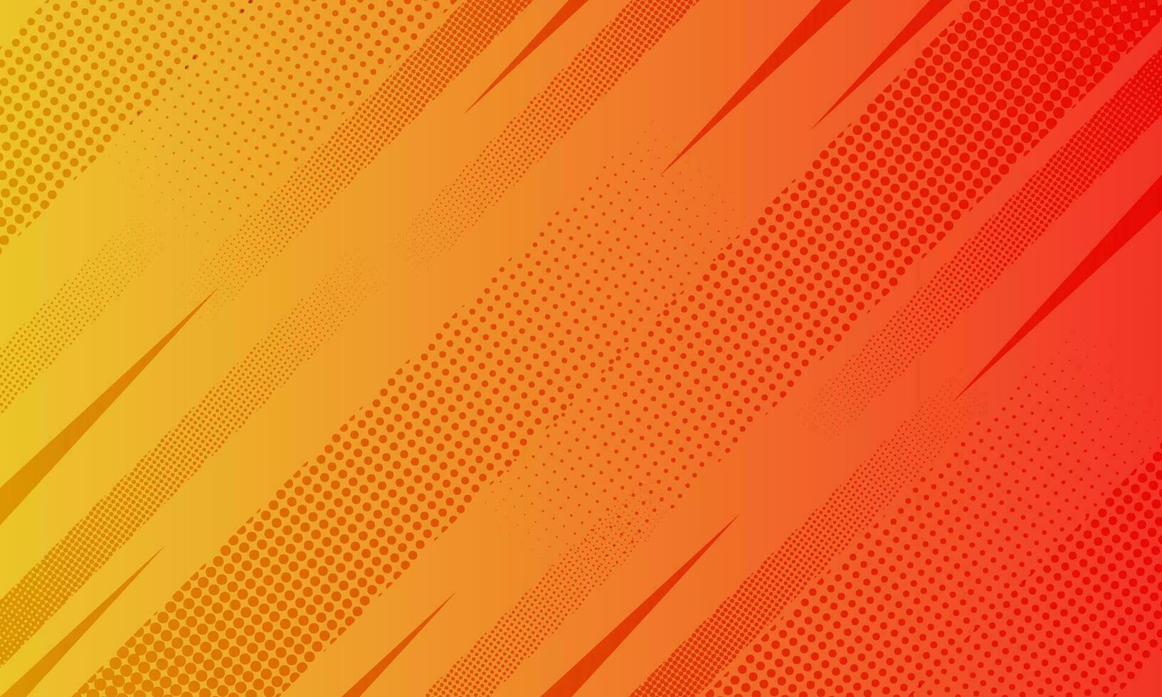 minimal abstrakt Orange Gradient Flüssigkeit Hintergrund Design mit Halbton Punkte bunt. vektor