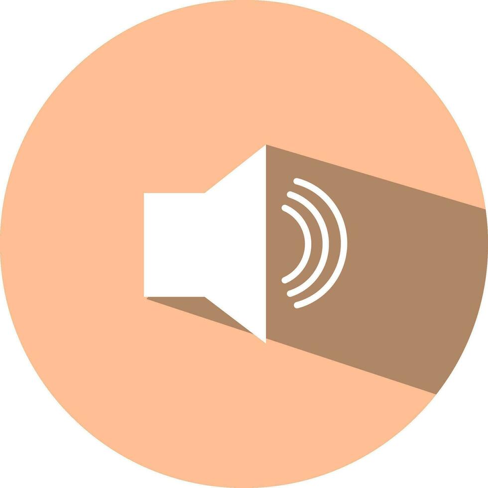 Audio- Lautsprecher Volumen auf Linie Kunst Symbol zum Apps und Websites vektor
