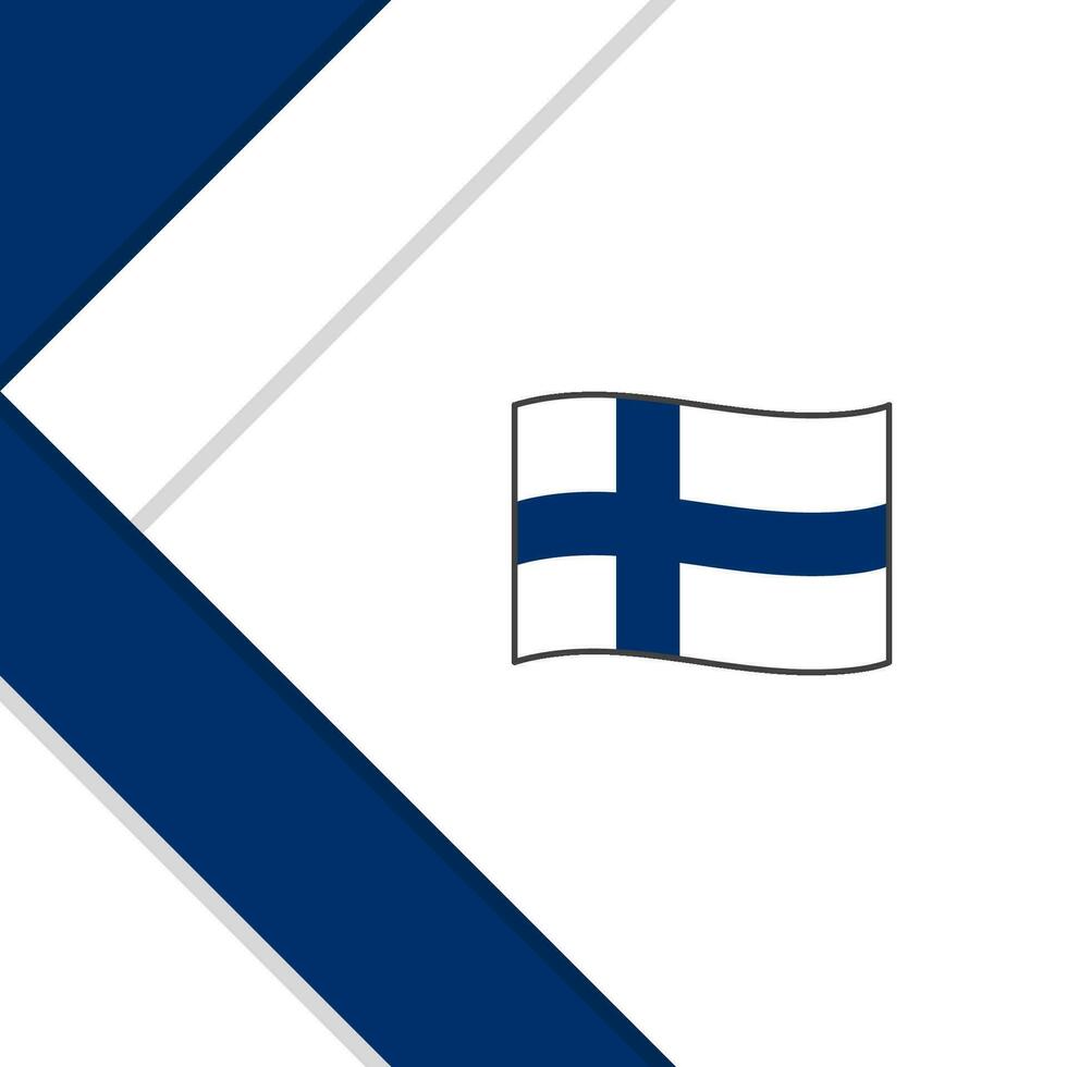 finland flagga abstrakt bakgrund design mall. finland oberoende dag baner social media posta. finland illustration vektor