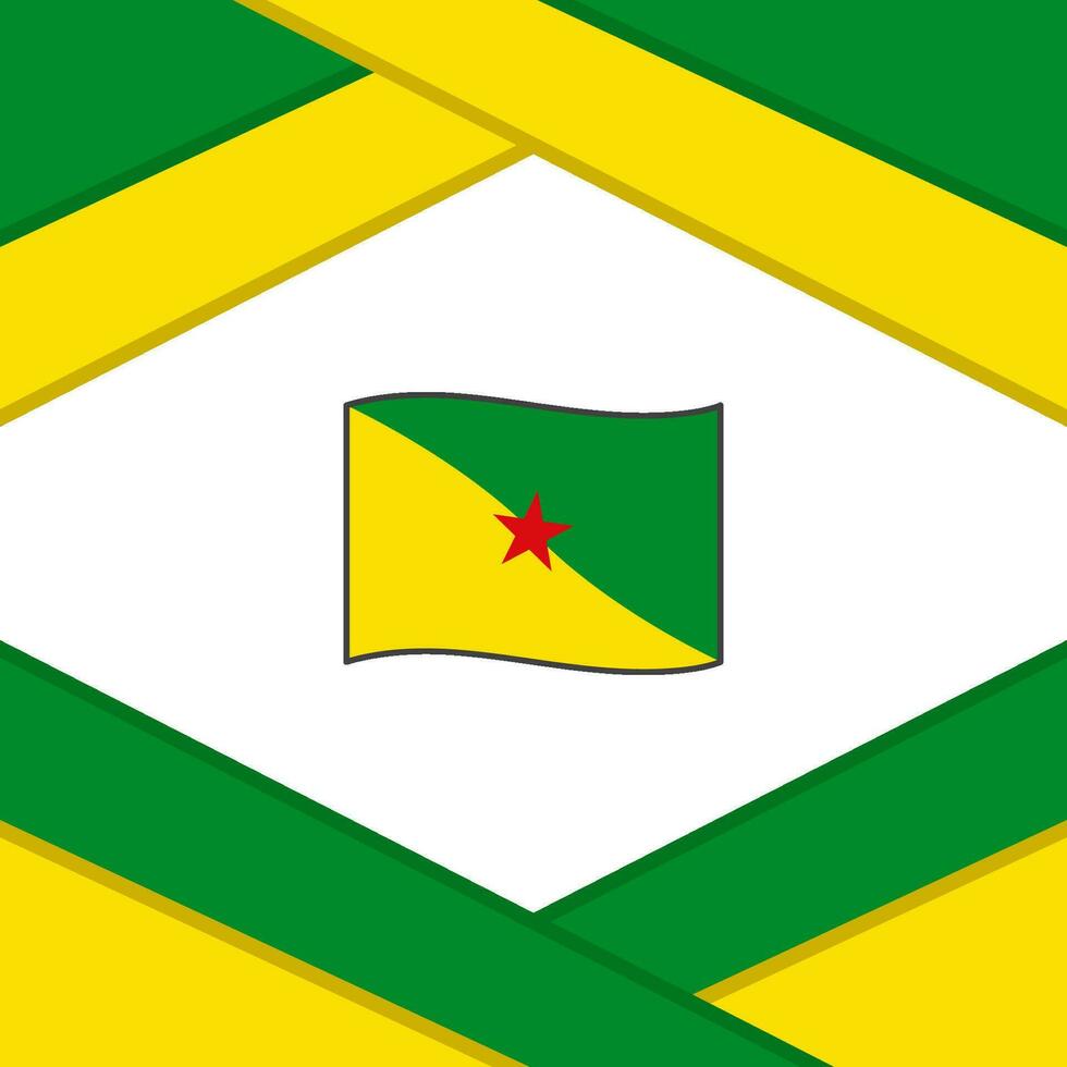 Französisch Guayana Flagge abstrakt Hintergrund Design Vorlage. Französisch Guayana Unabhängigkeit Tag Banner Sozial Medien Post. Französisch Guayana Vorlage vektor