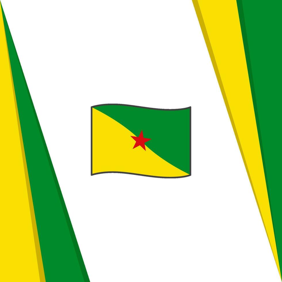 Französisch Guayana Flagge abstrakt Hintergrund Design Vorlage. Französisch Guayana Unabhängigkeit Tag Banner Sozial Medien Post. Französisch Guayana Flagge vektor