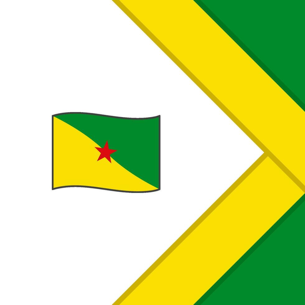 franska Guyana flagga abstrakt bakgrund design mall. franska Guyana oberoende dag baner social media posta. franska Guyana tecknad serie vektor