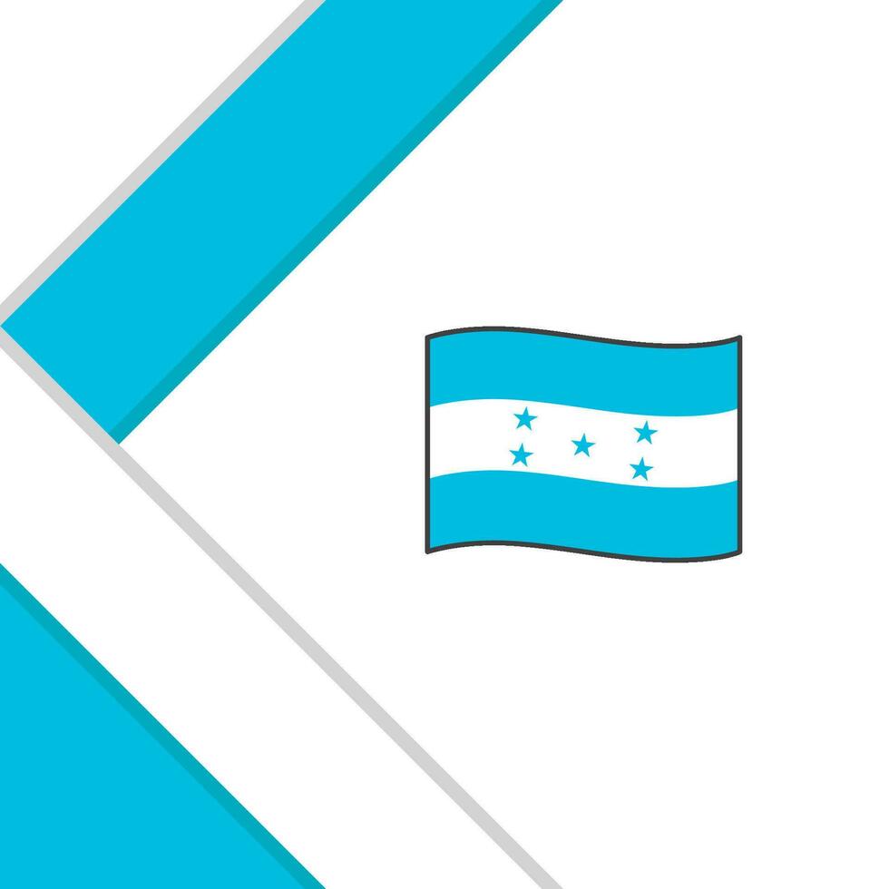 Honduras Flagge abstrakt Hintergrund Design Vorlage. Honduras Unabhängigkeit Tag Banner Sozial Medien Post. Honduras Illustration vektor