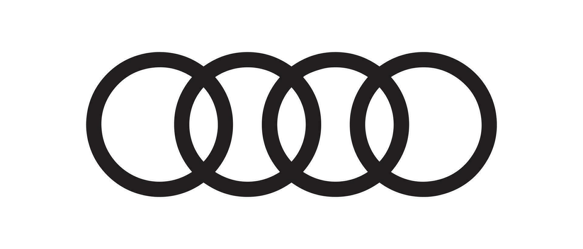 audi logotyp, bilar, Tyskland vektor