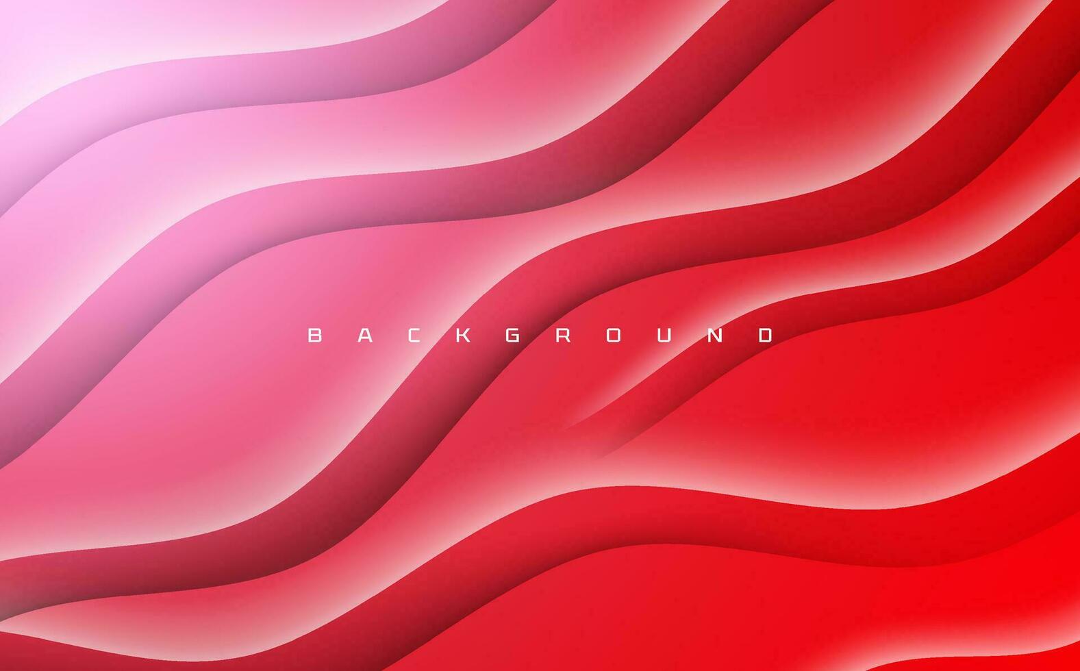 wellig Linie rot kastanienbraun abstrakt Vektor Hintergrund Design