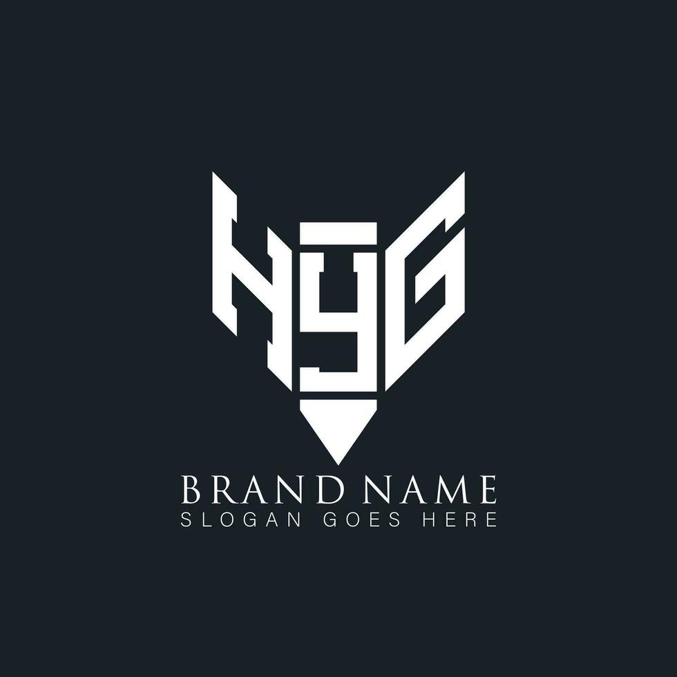 Hyg Brief Logo. Hyg kreativ Monogramm Initialen Brief Logo Konzept. Hyg einzigartig modern eben abstrakt Vektor Brief Logo Design.