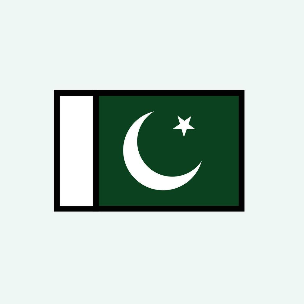 pakistan flagga ikon png vektor