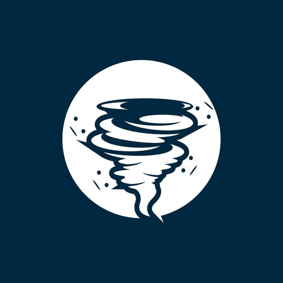 Tornado Logo Symbol Vektor Illustration Design