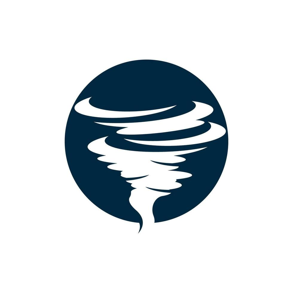 tornado logotyp symbol vektor illustration design