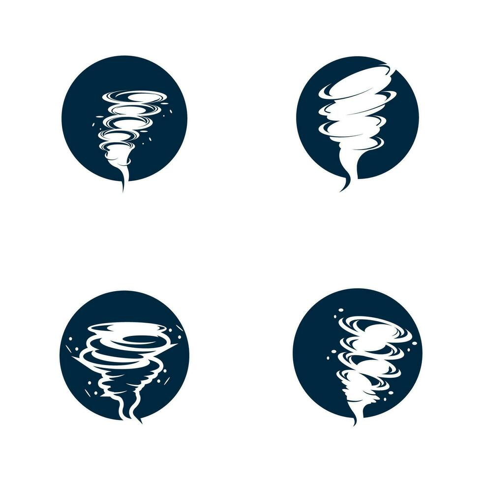 Tornado Logo Symbol Vektor Illustration Design