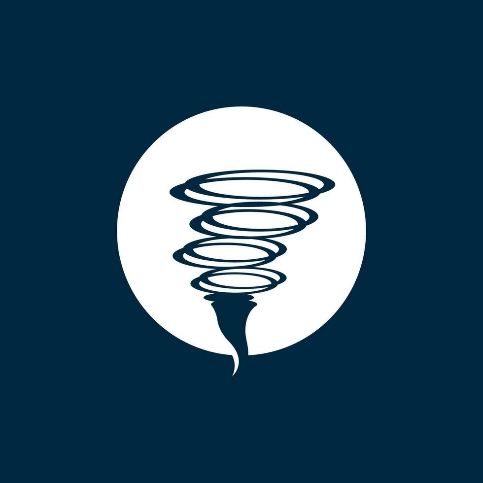 Tornado Logo Symbol Vektor Illustration Design