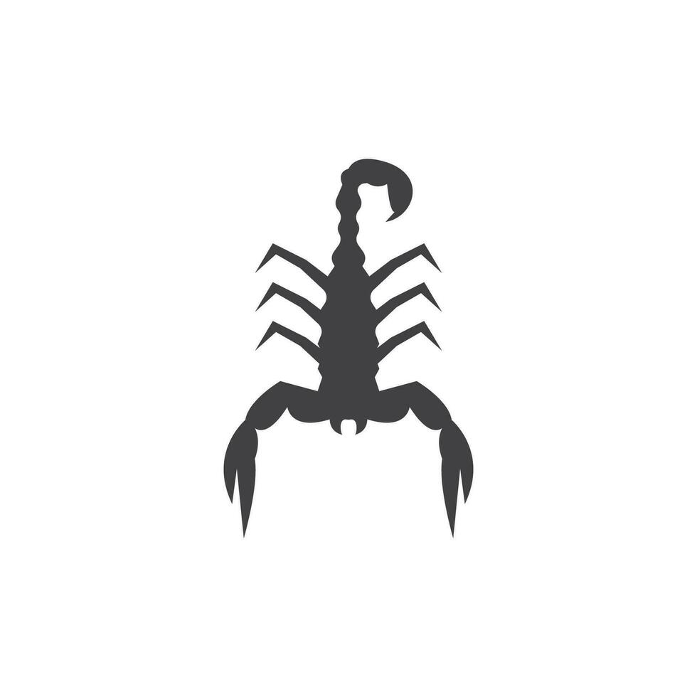 scorpion ikon och symbol vektor mall