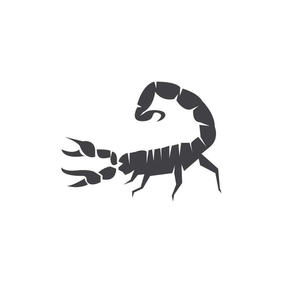 Skorpion Symbol und Symbol Vektor Vorlage