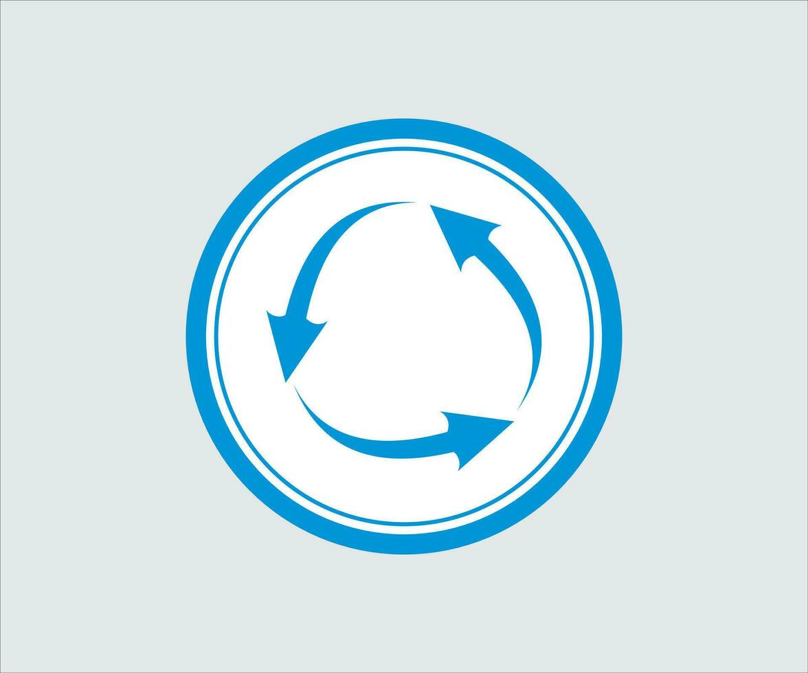 drei Richtung Pfeil Logo Vektor