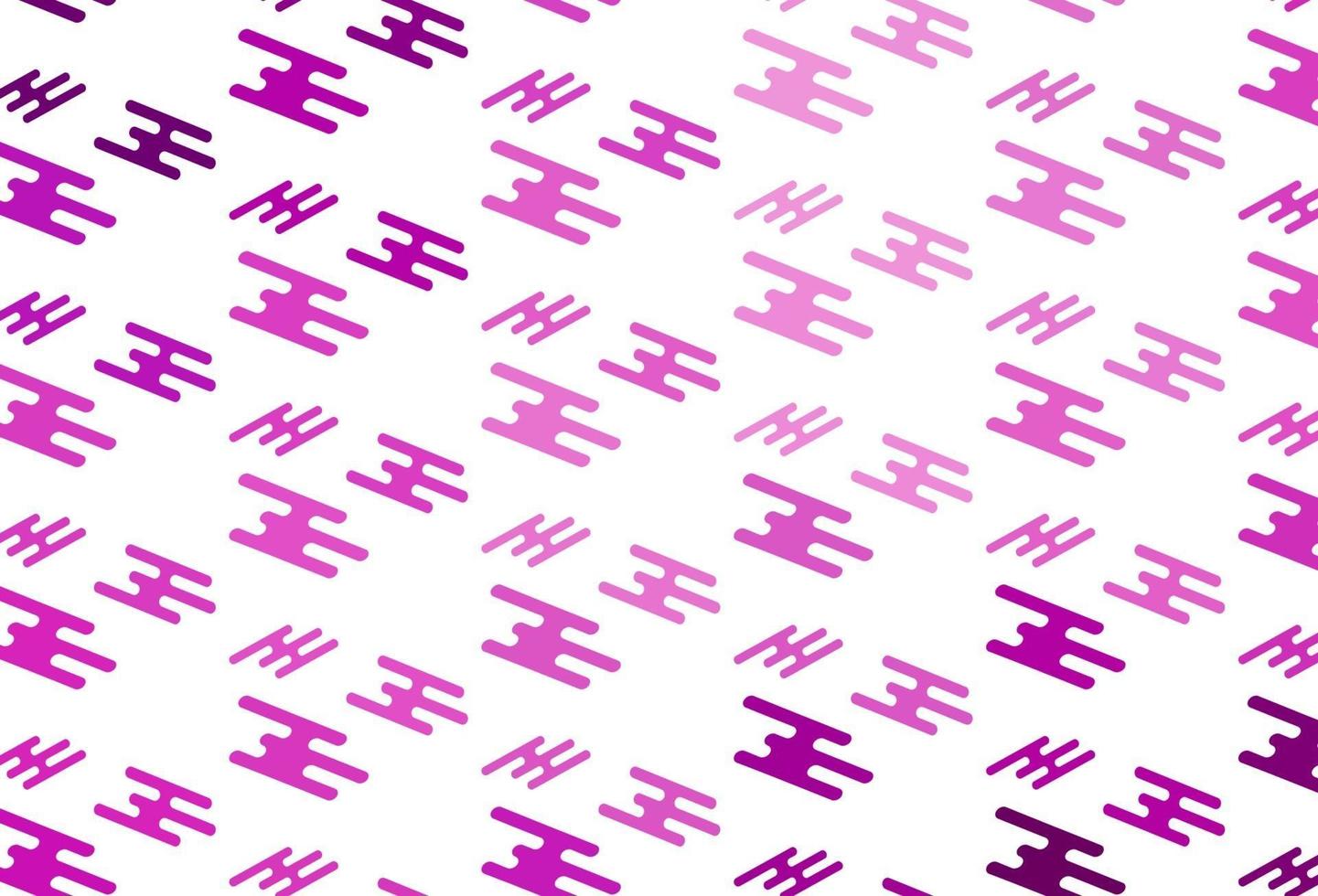 hellviolette Vektortextur mit bunten Linien. vektor