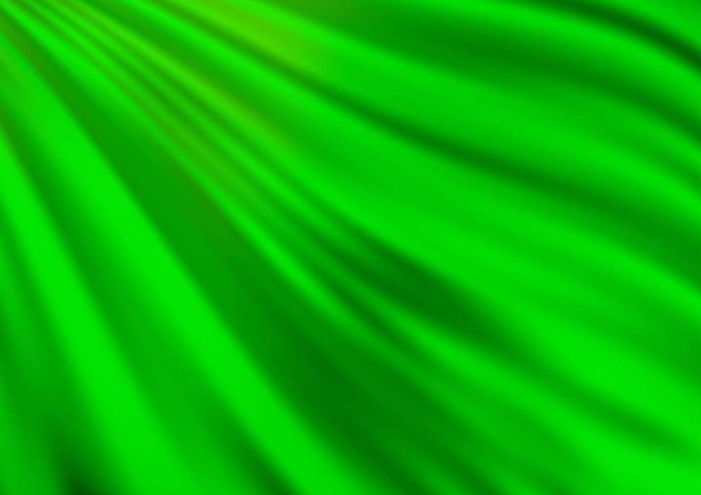 ljusgrön vektorbakgrund med böjda linjer. vektor