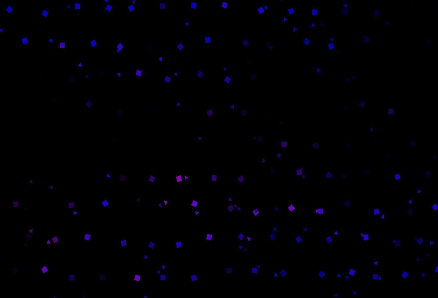 dunkelrosa, blaue Vektortextur im Poly-Stil mit Kreisen, Würfeln. vektor