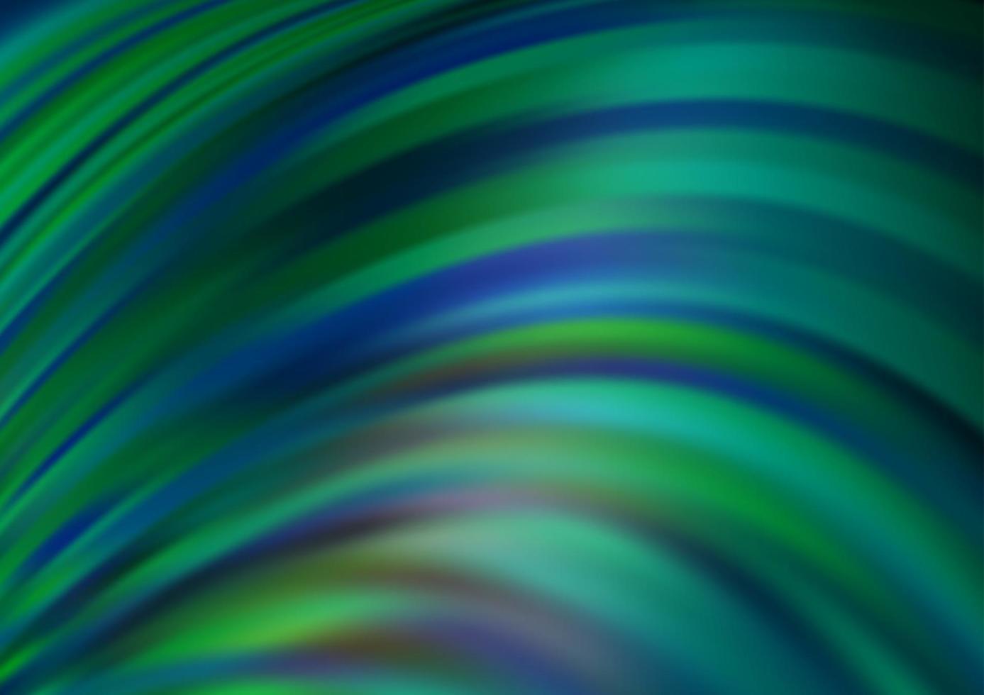 dunkelblauer, grüner Vektorhintergrund mit Lavaformen. vektor