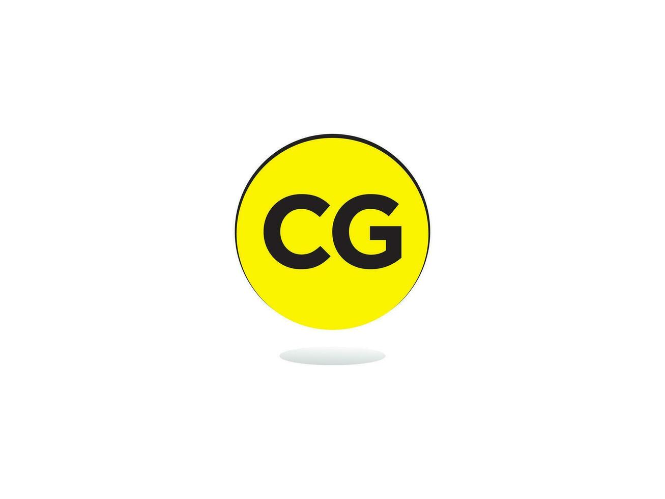 einzigartig cg Logo Symbol, kreativ cg Brief Logo Vektor