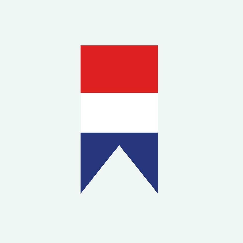 Niederlande Flagge Symbol vektor
