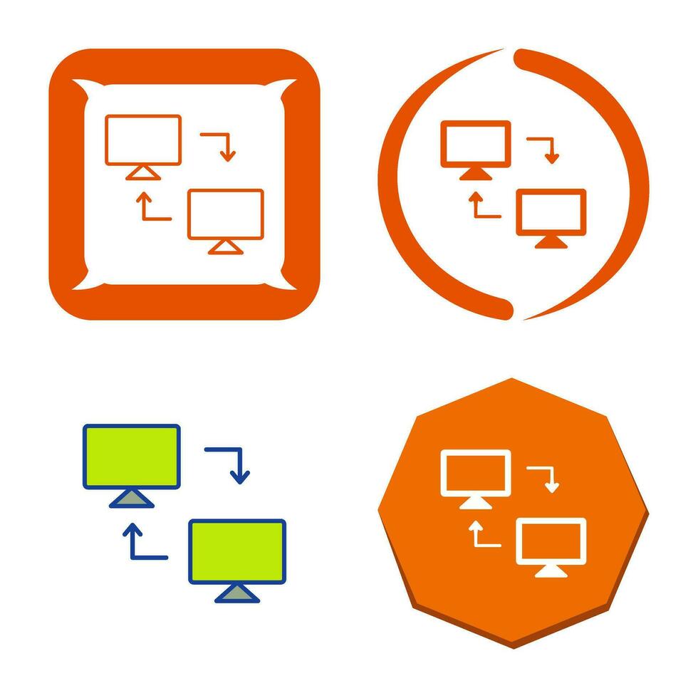 Vektorsymbol für Sharing-Systeme vektor