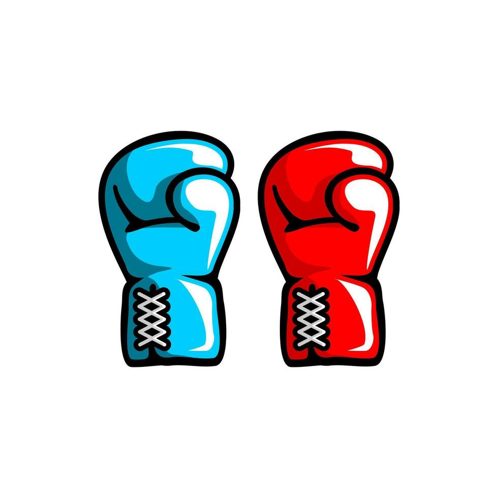 boxning handskar sport vektor