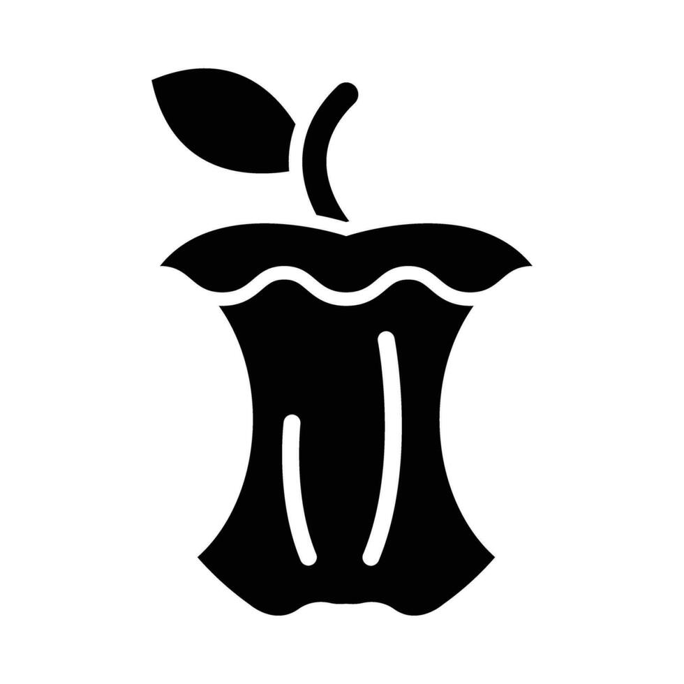 äpple vektor glyf ikon för personlig och kommersiell använda sig av.