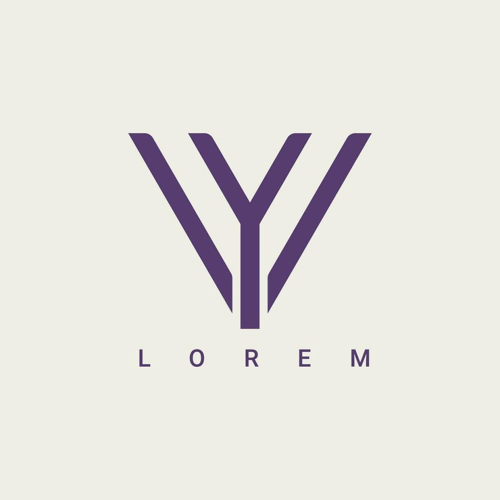 elegant och professionell monogram vektor logotyp för företag