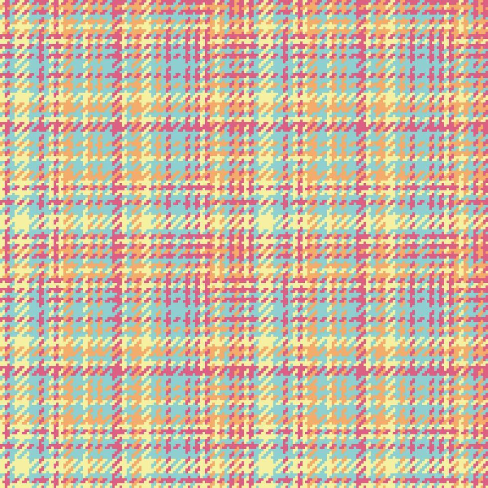 nahtlos Textil- Vektor von Tartan Stoff Muster mit ein prüfen Plaid Textur Hintergrund.