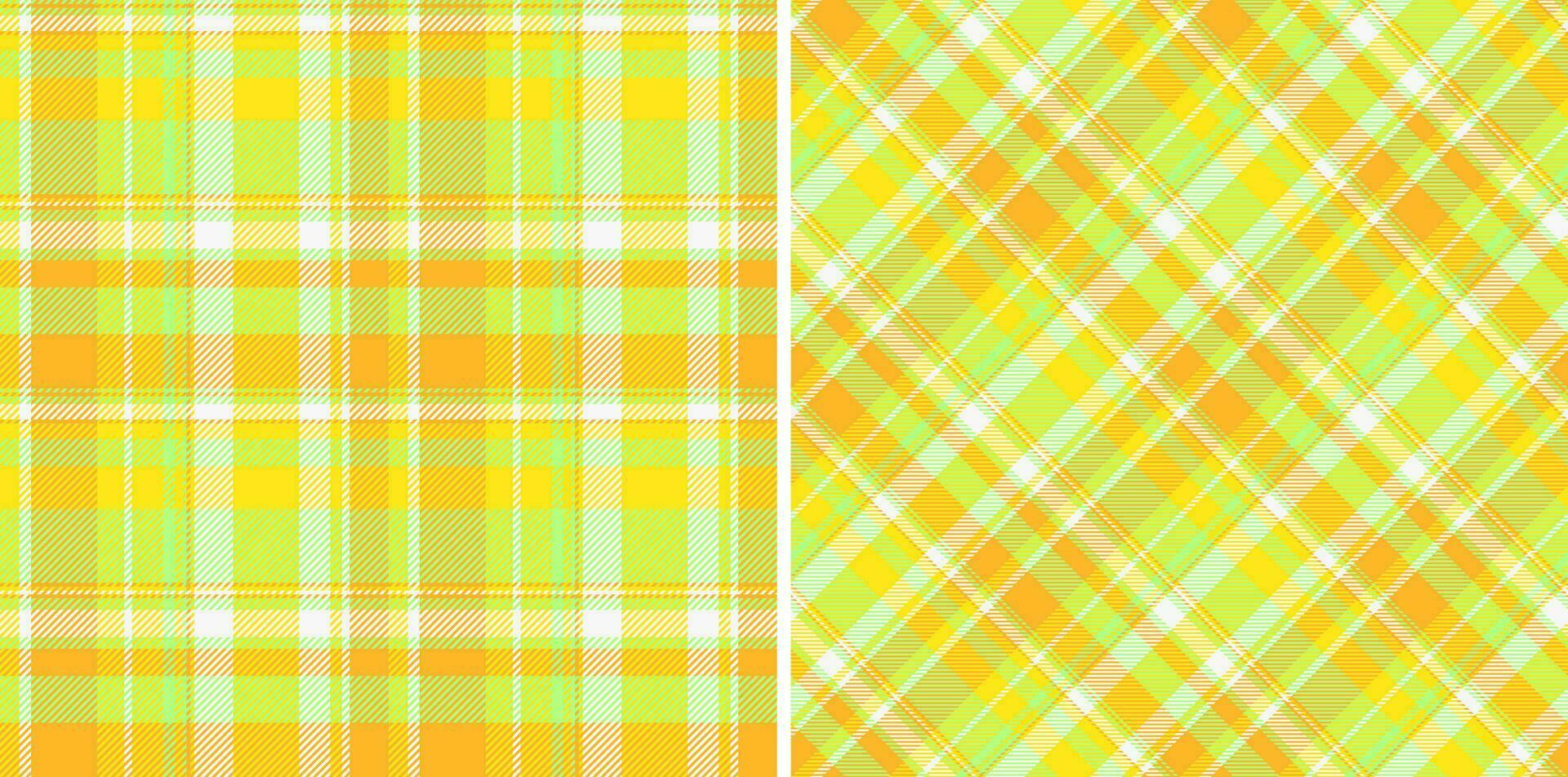 Muster Stoff Plaid von Hintergrund Tartan Textil- mit ein Textur Vektor prüfen nahtlos.