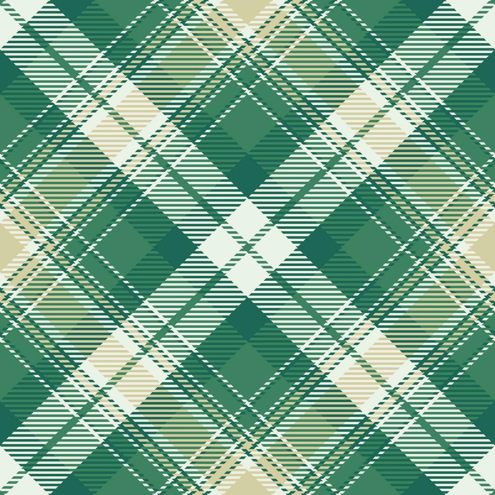 nahtlos Textil- Tartan von Textur Muster Plaid mit ein prüfen Stoff Vektor Hintergrund.