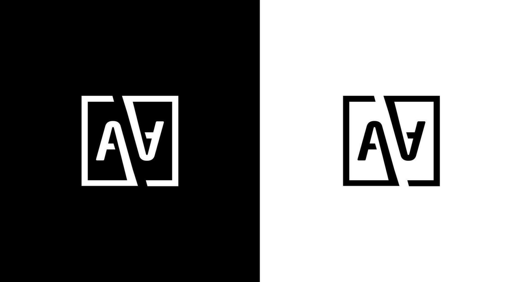 alfabet aa logotyp design aa brev ikon, varumärke identitet design, initialer logotyp design, monogram logotyp design vektor