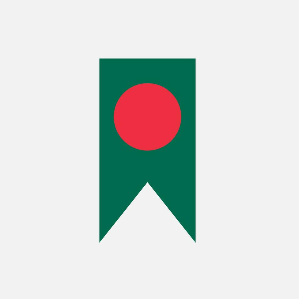 bangladesh flaggikon vektor