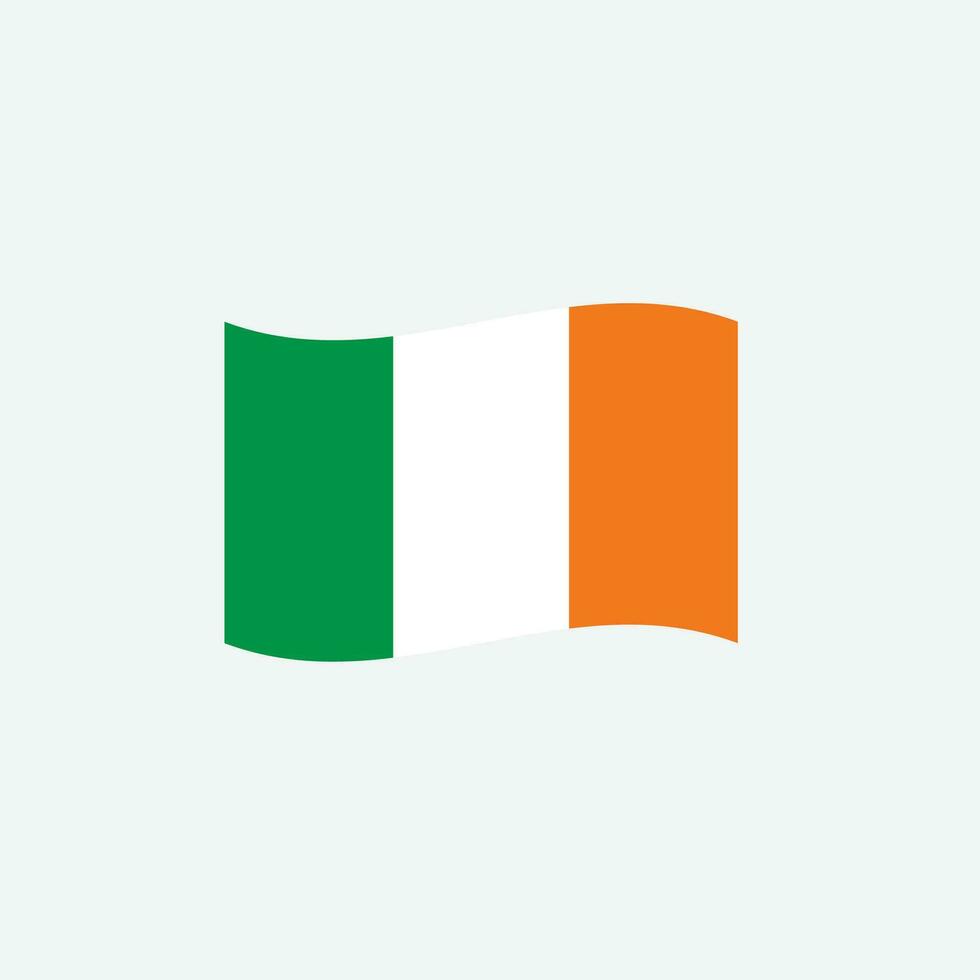 Irlands flagga ikon vektor