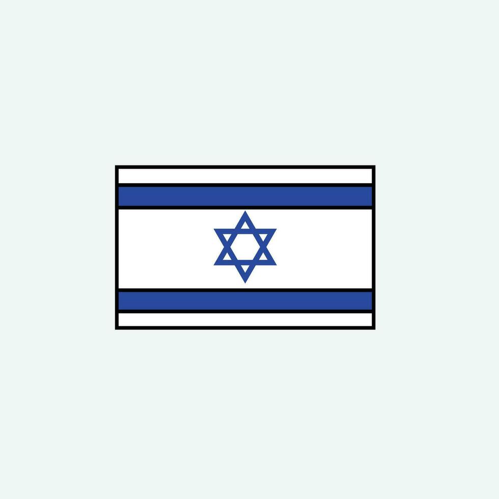 Israel Flagge Symbol Vektor