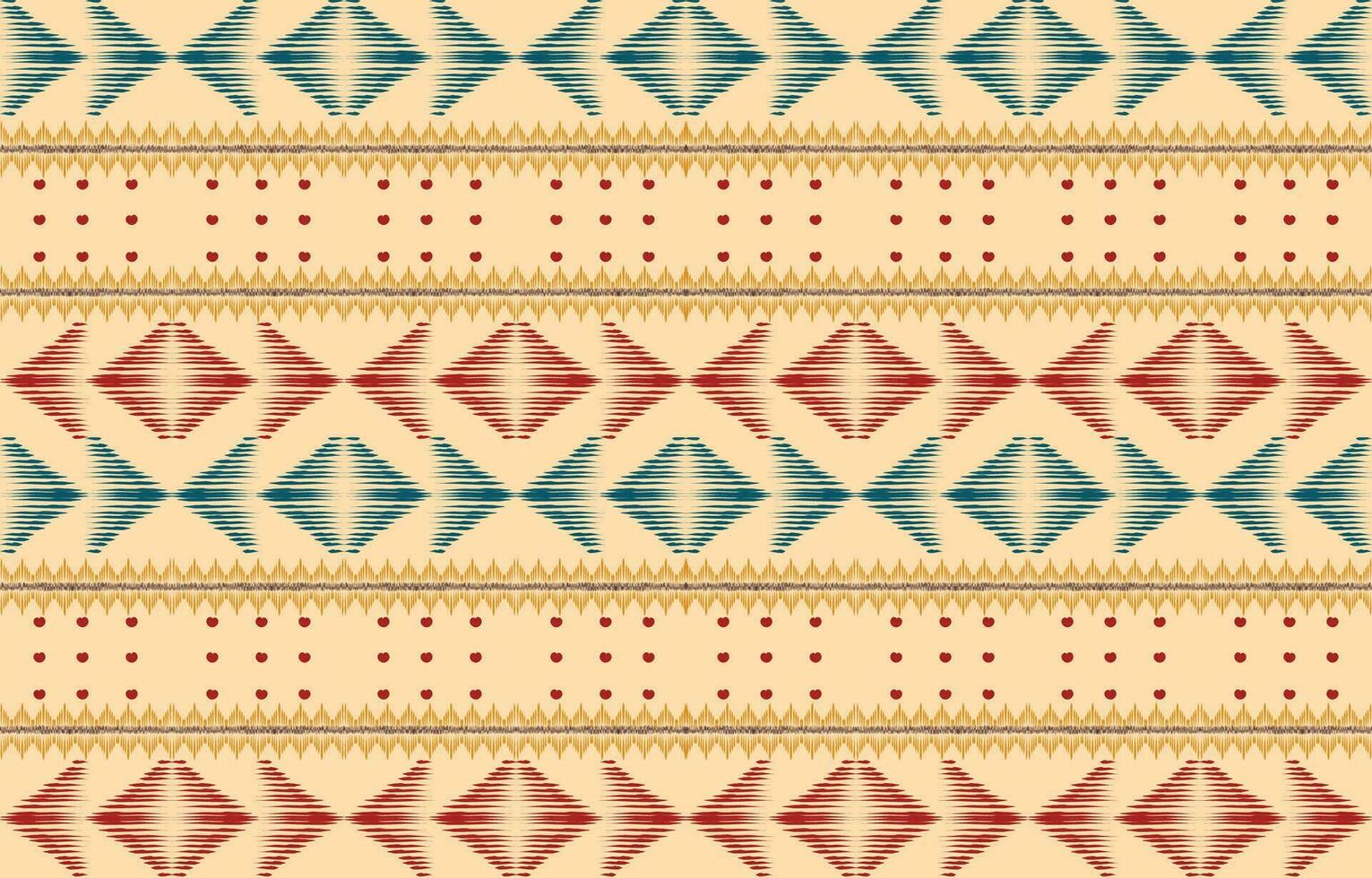 etnisk abstrakt ikat konst. aztec prydnad skriva ut. geometrisk etnisk mönster sömlös Färg orientalisk. design för bakgrund ,ridå, matta, tapet, Kläder, omslag, batik, vektor illustration.