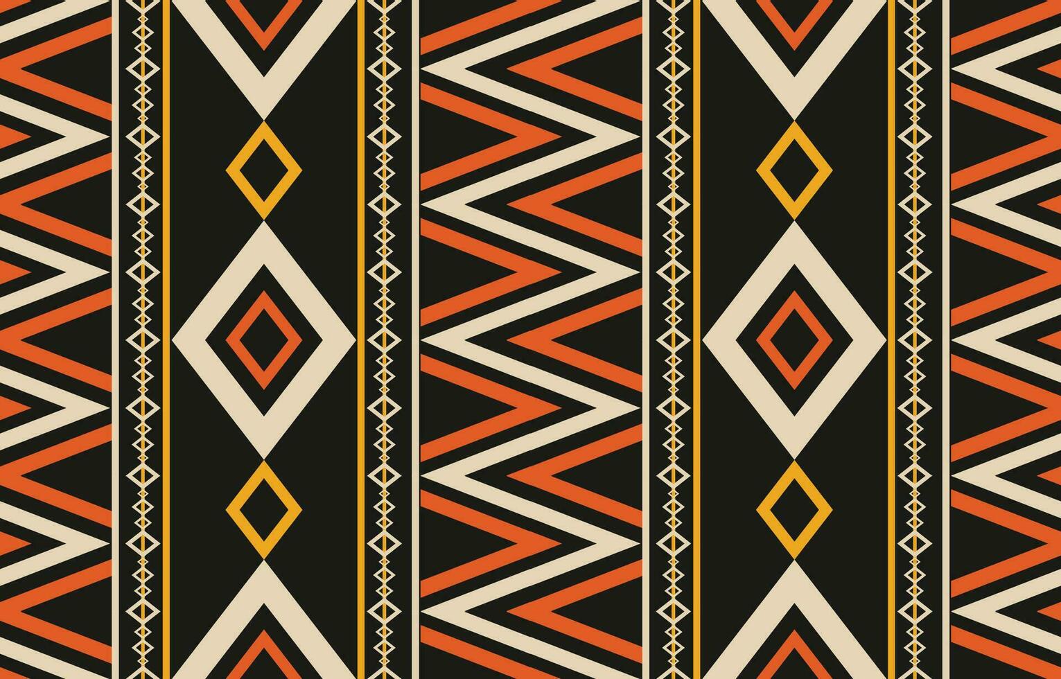 ethnisch abstrakt Ikat Kunst. aztekisch Ornament drucken. geometrisch ethnisch Muster nahtlos Farbe orientalisch. Design zum Hintergrund ,Vorhang, Teppich, Hintergrund, Kleidung, Verpackung, Batik, Vektor Illustration.