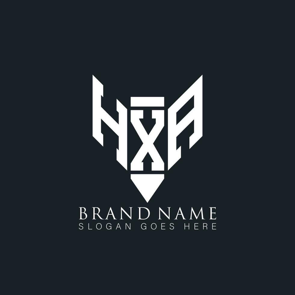 hxa Brief Logo. hxa kreativ Monogramm Initialen Brief Logo Konzept. hxa einzigartig modern eben abstrakt Vektor Brief Logo Design.