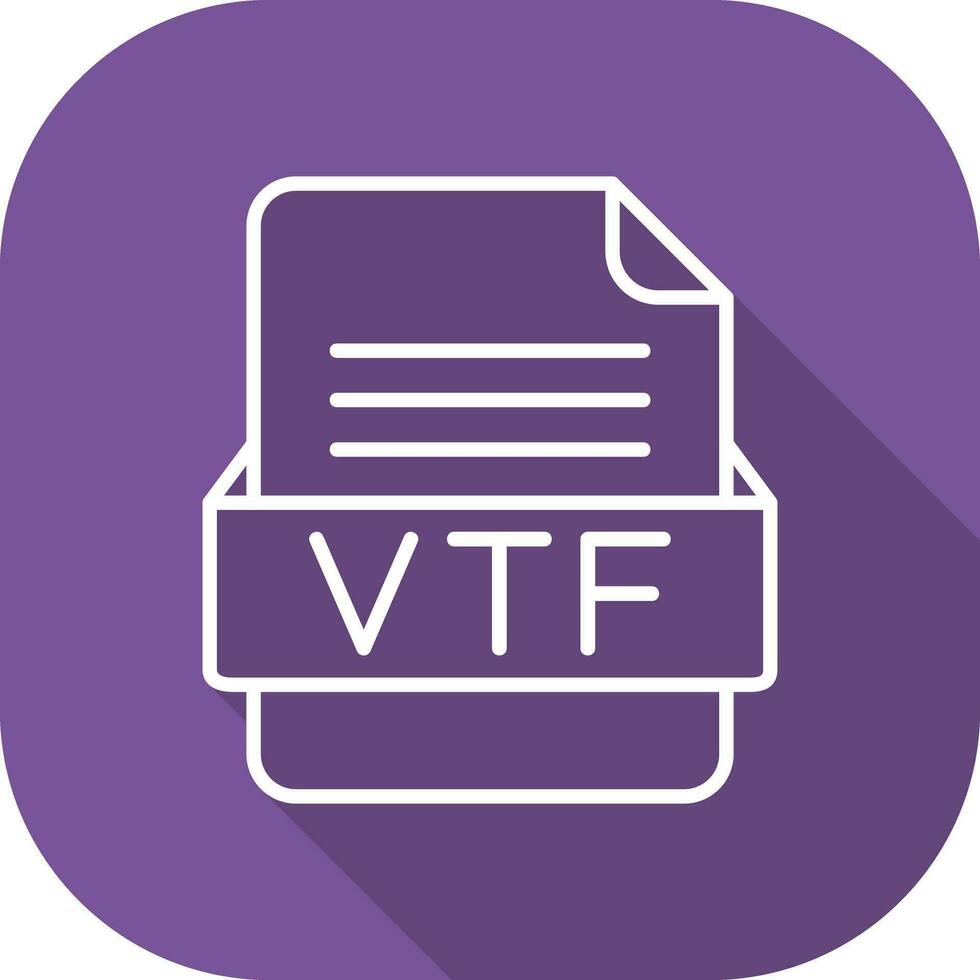 vtf Datei Format Vektor Symbol