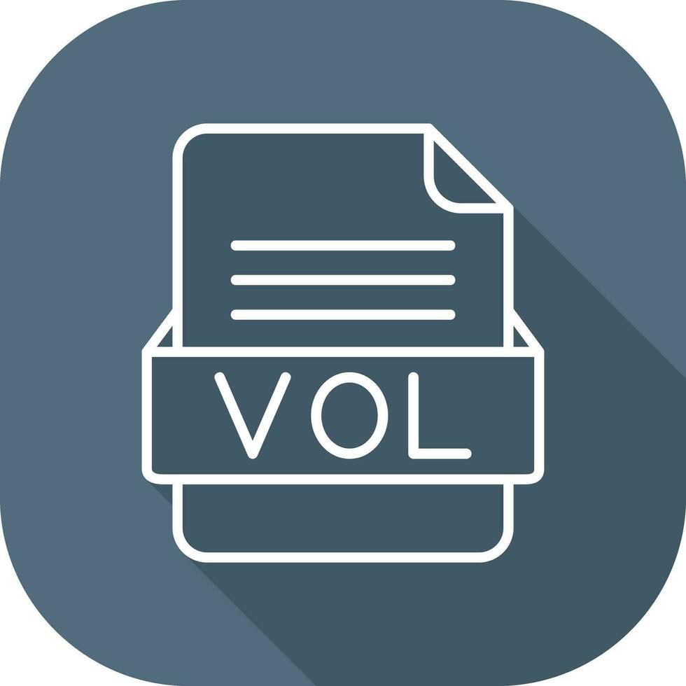 vol Datei Format Vektor Symbol