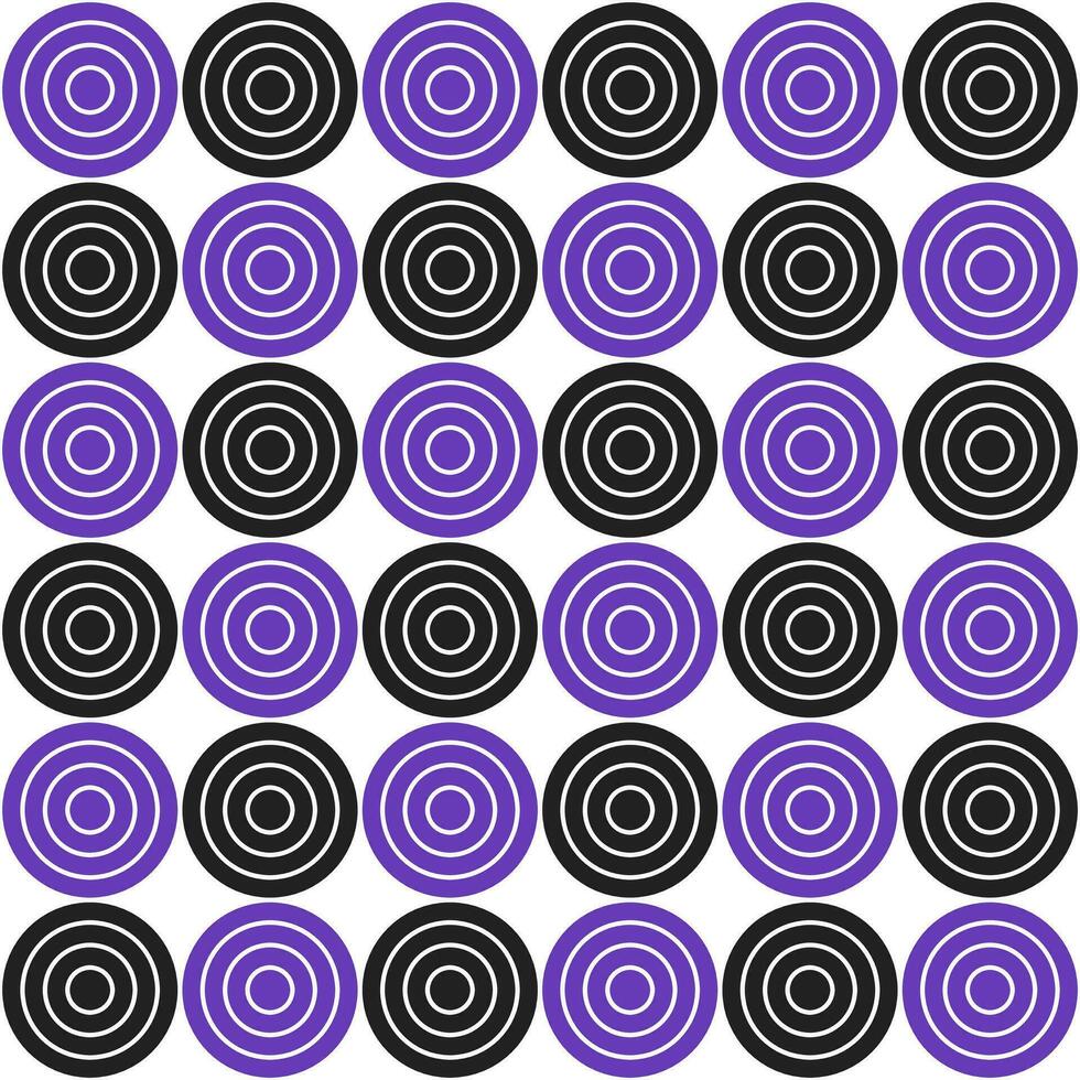 lila och svart cirkel mönster. cirkel vektor sömlös mönster. dekorativ element, omslag papper, vägg kakel, golv kakel, badrum kakel.