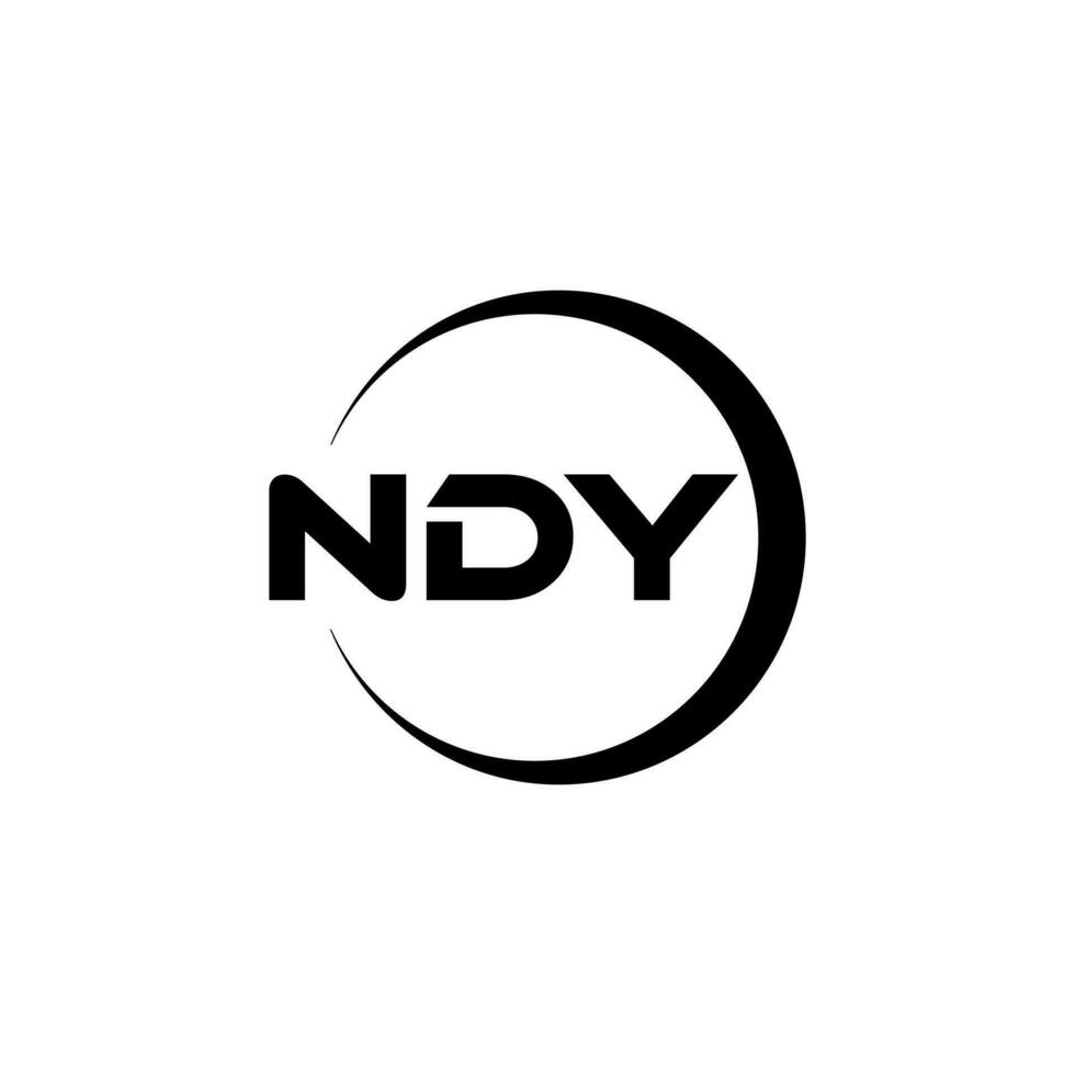 ndy Brief Logo Design, Inspiration zum ein einzigartig Identität. modern Eleganz und kreativ Design. Wasserzeichen Ihre Erfolg mit das auffällig diese Logo. vektor