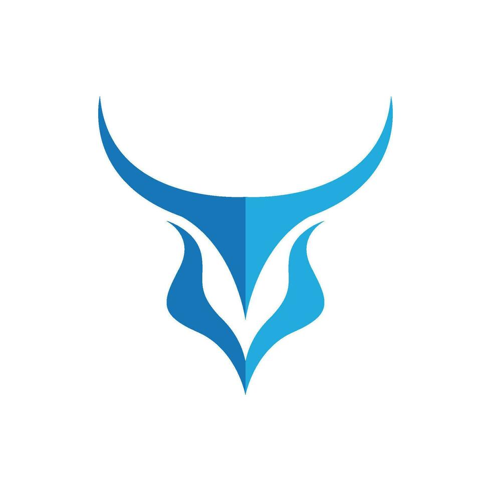 taurus logotyp mall vektor ikon illustration design