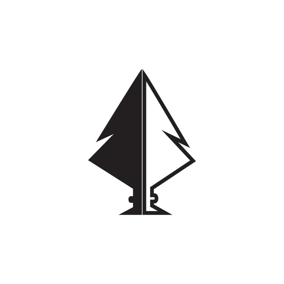 spear logotyp vektor formgivningsmall