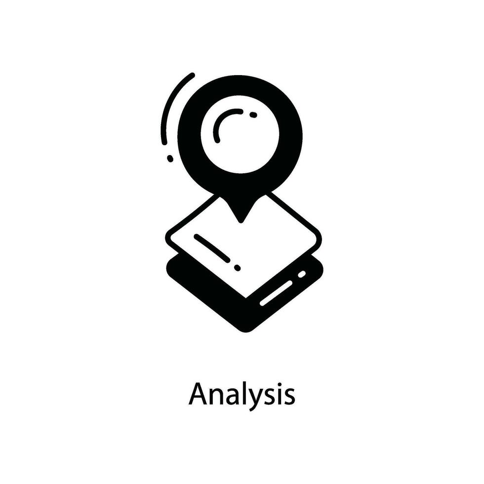 Analyse Gekritzel Symbol Design Illustration. Landwirtschaft Symbol auf Weiß Hintergrund eps 10 Datei vektor