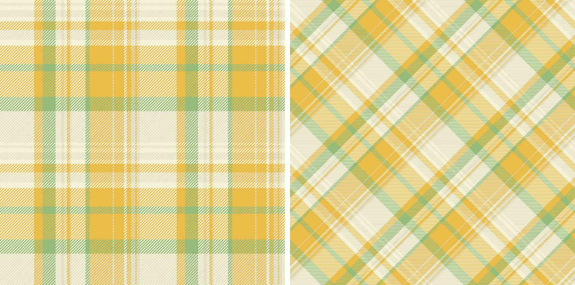 Plaid Muster Tartan von Stoff Textil- Hintergrund mit ein Vektor Textur nahtlos überprüfen.