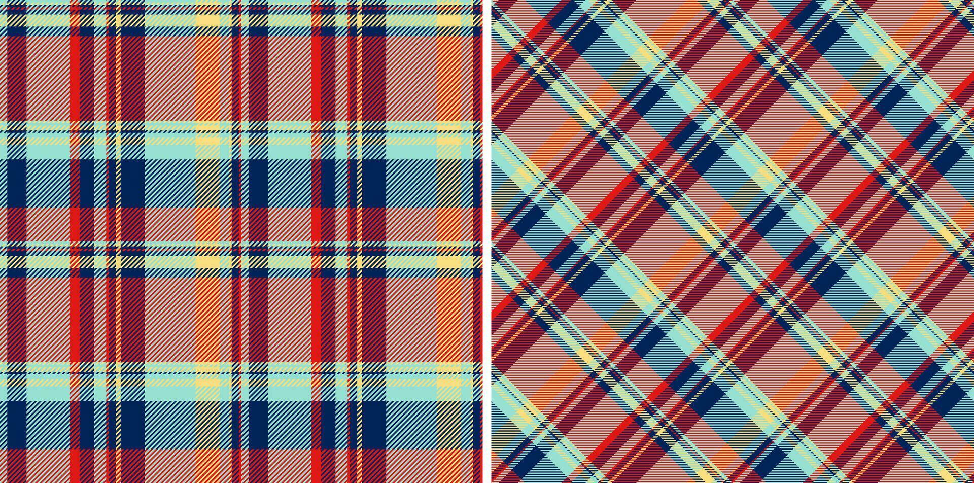 kolla upp mönster tartan av tyg textur pläd med en vektor bakgrund sömlös textil.